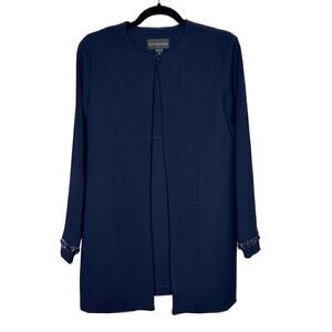 Scott McClintock Skirt Set Jacket 3 Piece Set Women's Navy Blue Size 6